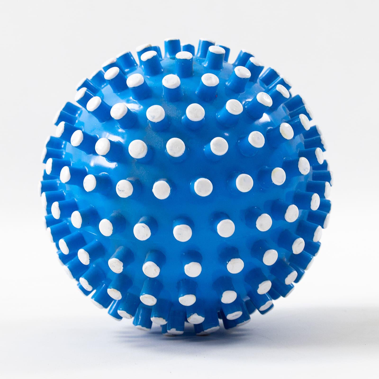 М'яч масажний надувний дитячий OSPORT 15 см Синьо-білий (MS 4525)