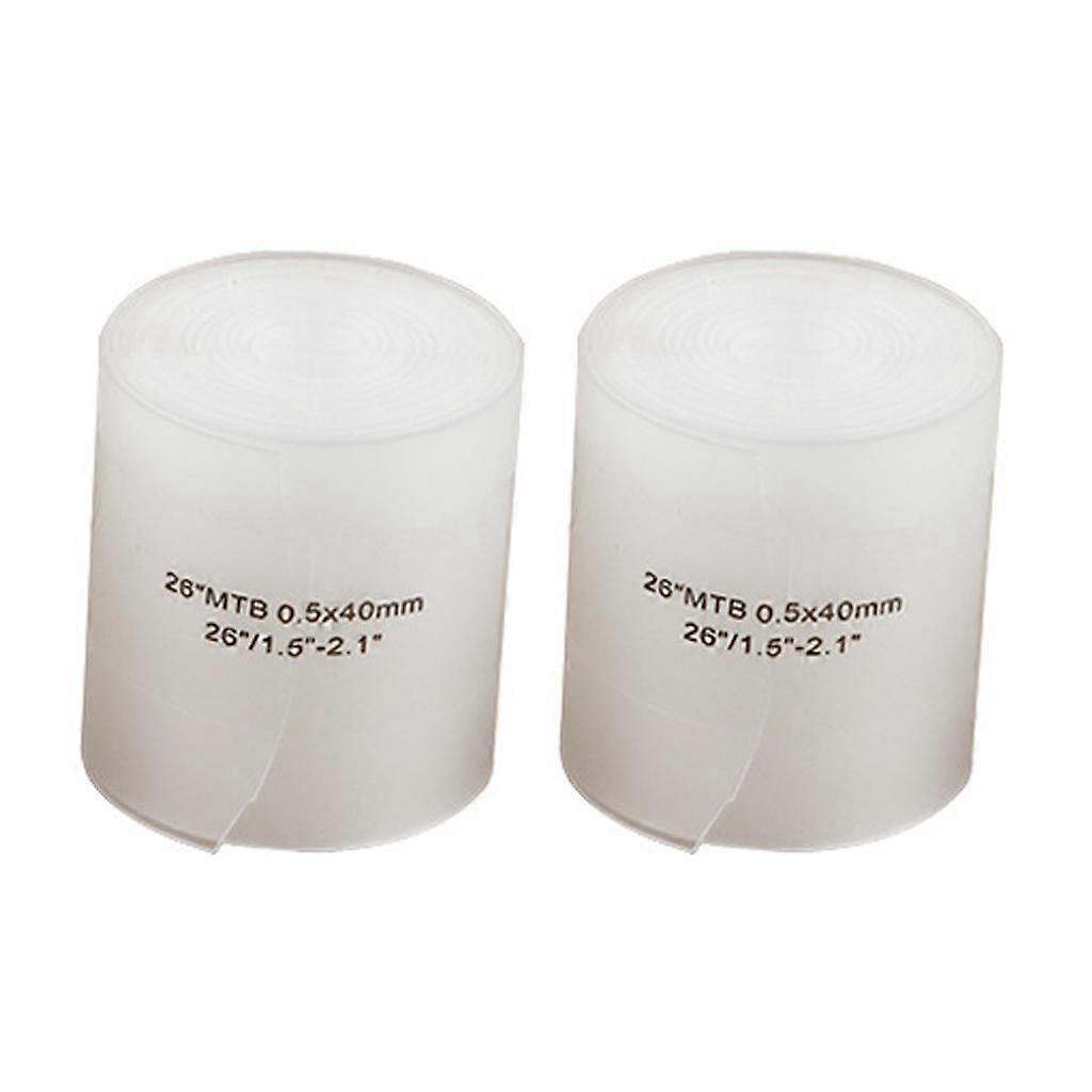 Лента-флиппер для велосипеда антипрокольная на колеса 26" 40х0,5 мм 2 шт. (VR-10781) Лента-флиппер для велосипеда антипрокольная на колеса 26" 40х0,5 мм 2 шт. (VR-10781)