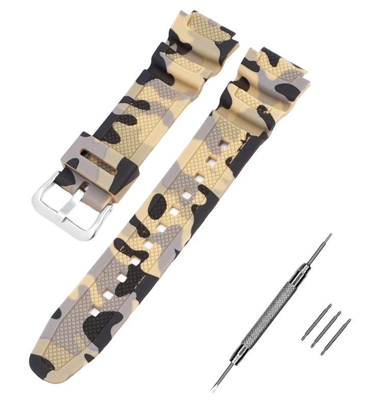 Ремінець для Casio G-Shock AQ-S800/AE-1200 Camo Beige SL (3886) Ремінець для Casio G-Shock AQ-S800/AE-1200 Camo Beige SL (3886)