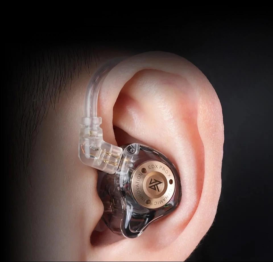 ￡澪￡　0605 ᐉ Наушники KZ Knowledge Zenith EDX Pro X Mic Black • Купить в