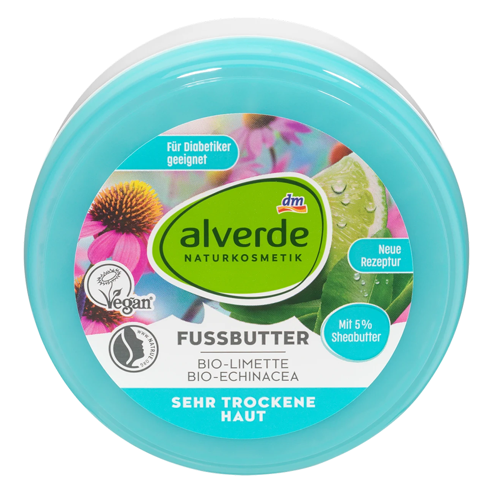 Крем для ніг Alverde Naturkosmetik з органічним лаймом та ехінацеєю 200 мл Крем для ніг Alverde Naturkosmetik з органічним лаймом та ехінацеєю 200 мл