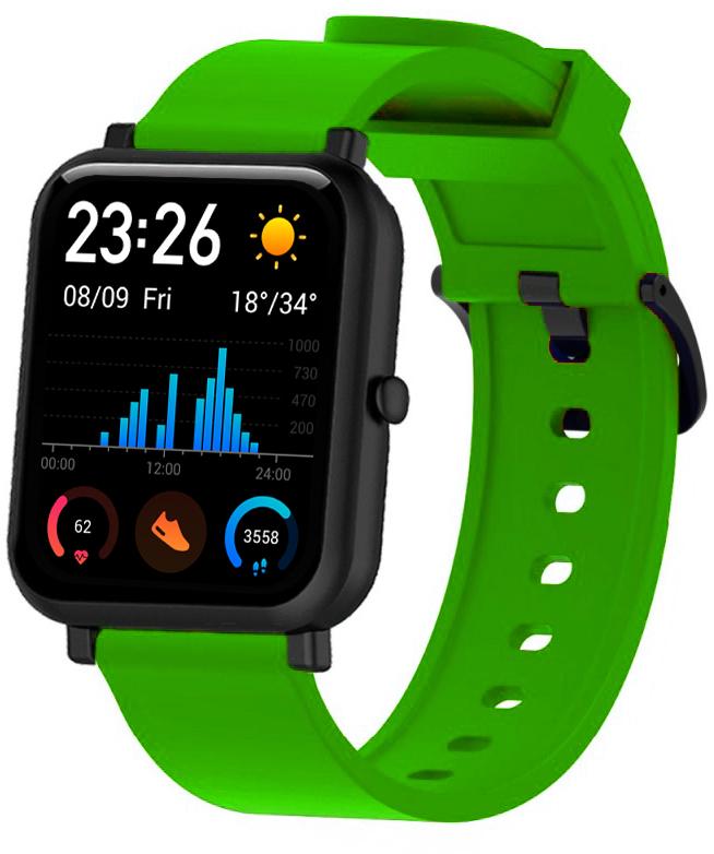 Ремінець силіконовий Like для Amazfit GTS Green (13176-08)