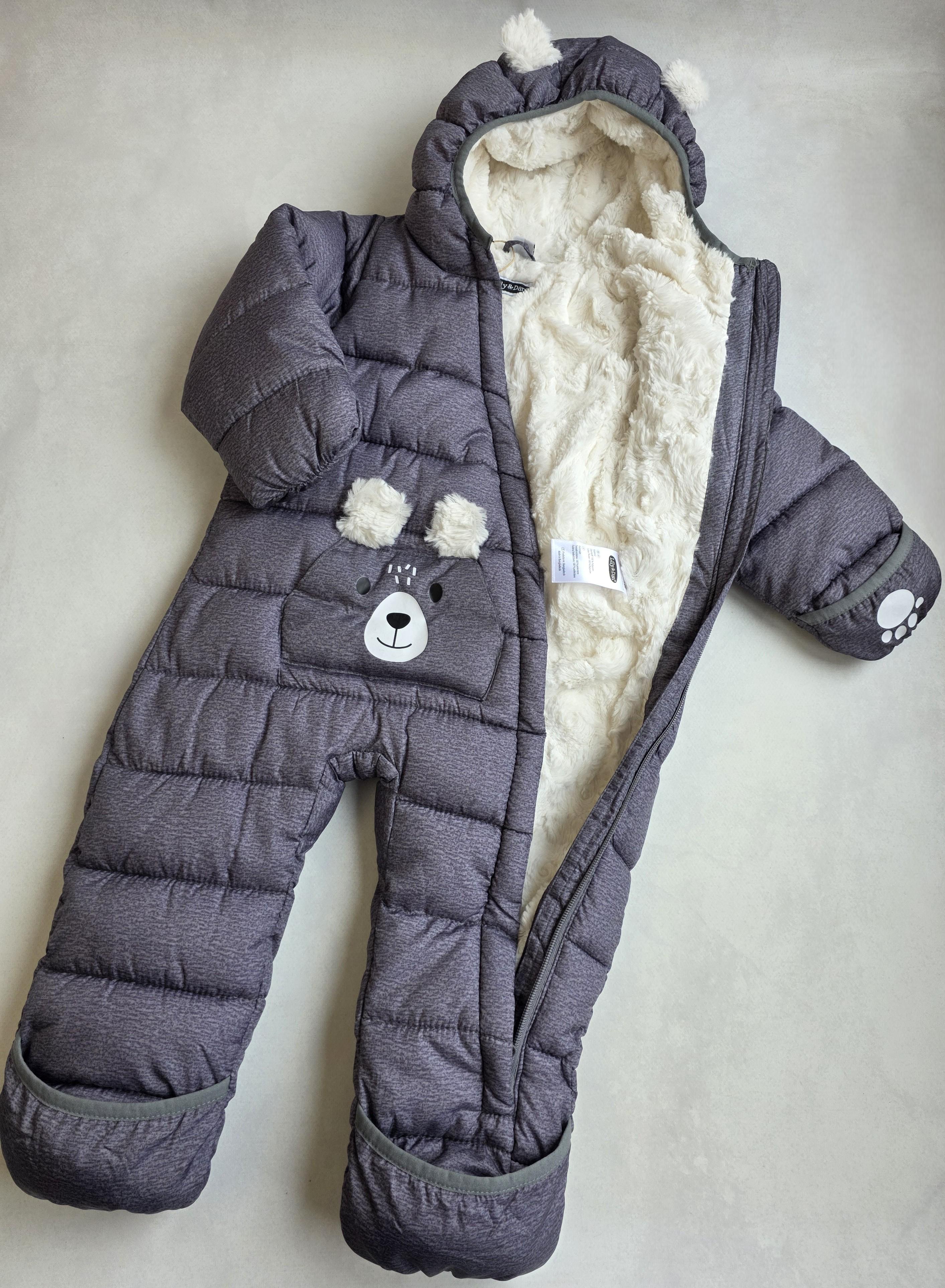 Комбінезон для хлопчиків зимовий Lily&Dan на хутрі 86-92 см (481993) - фото 2
