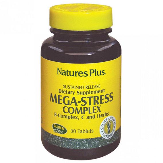 Комплекс для профілактики нервової системи Nature Plus Mega-Stress Complex 30 таб.