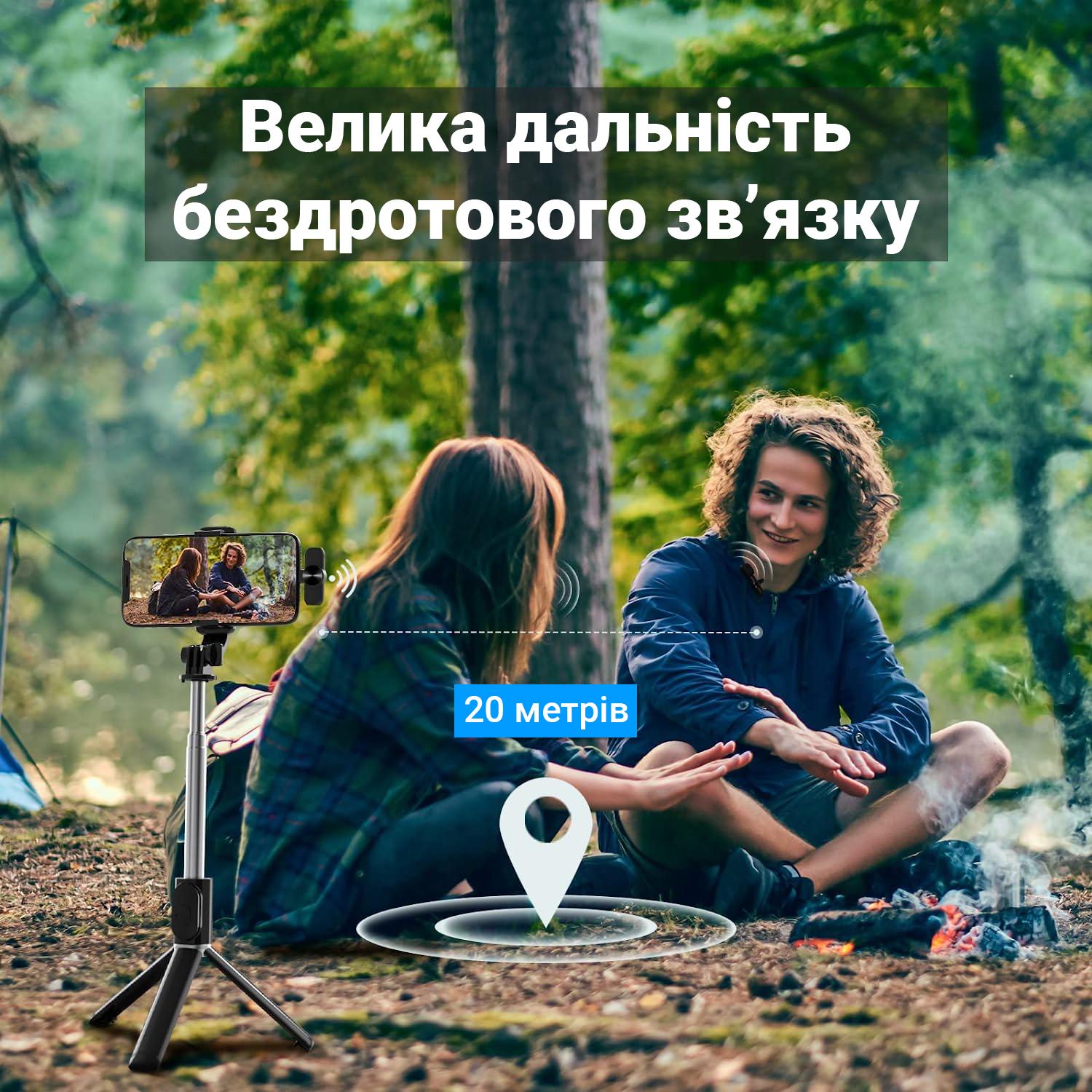 Микрофон петличный Savetek Lightning P28 беспроводной для iPhone/iPad/Macbook 2,4 ГГц - фото 7 Микрофон петличный Savetek Lightning P28 беспроводной для iPhone/iPad/Macbook 2,4 ГГц - фото 7