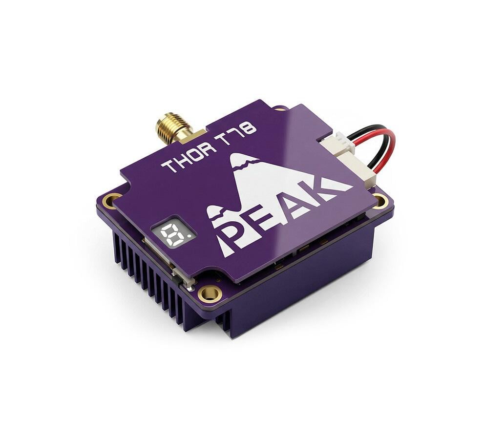 Відеопередавач VTX 7,2-8,0G 3W 40CH PeakFPV THOR T78 для FPV дронів (00-00030348)