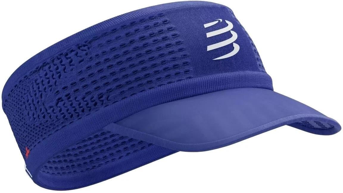 Повязка на голову с козырьком Compressport Spiderweb Headband On/Off Dazz Blue