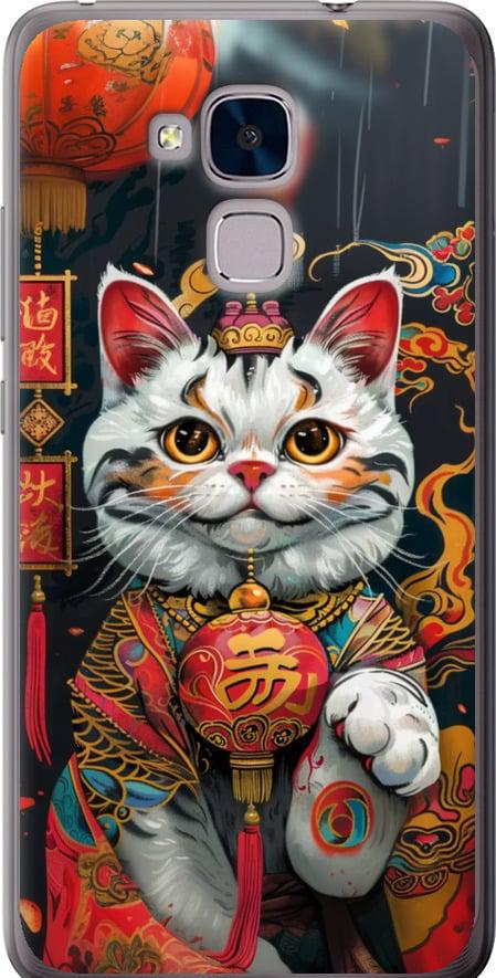 Чехол на Huawei Honor 5C China Cat v2 (6135t-356-42517)