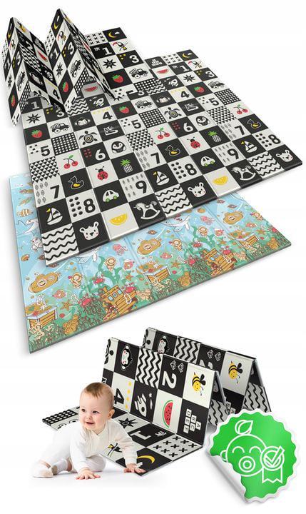 Термоковрик детский Nukido NK-340 двухсторонний складной 200х180х1 см (15343909) - фото 4