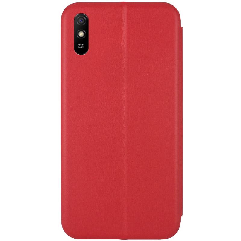 Кожаный чехол (книжка) Classy для Xiaomi Redmi 9A Красный - фото 2