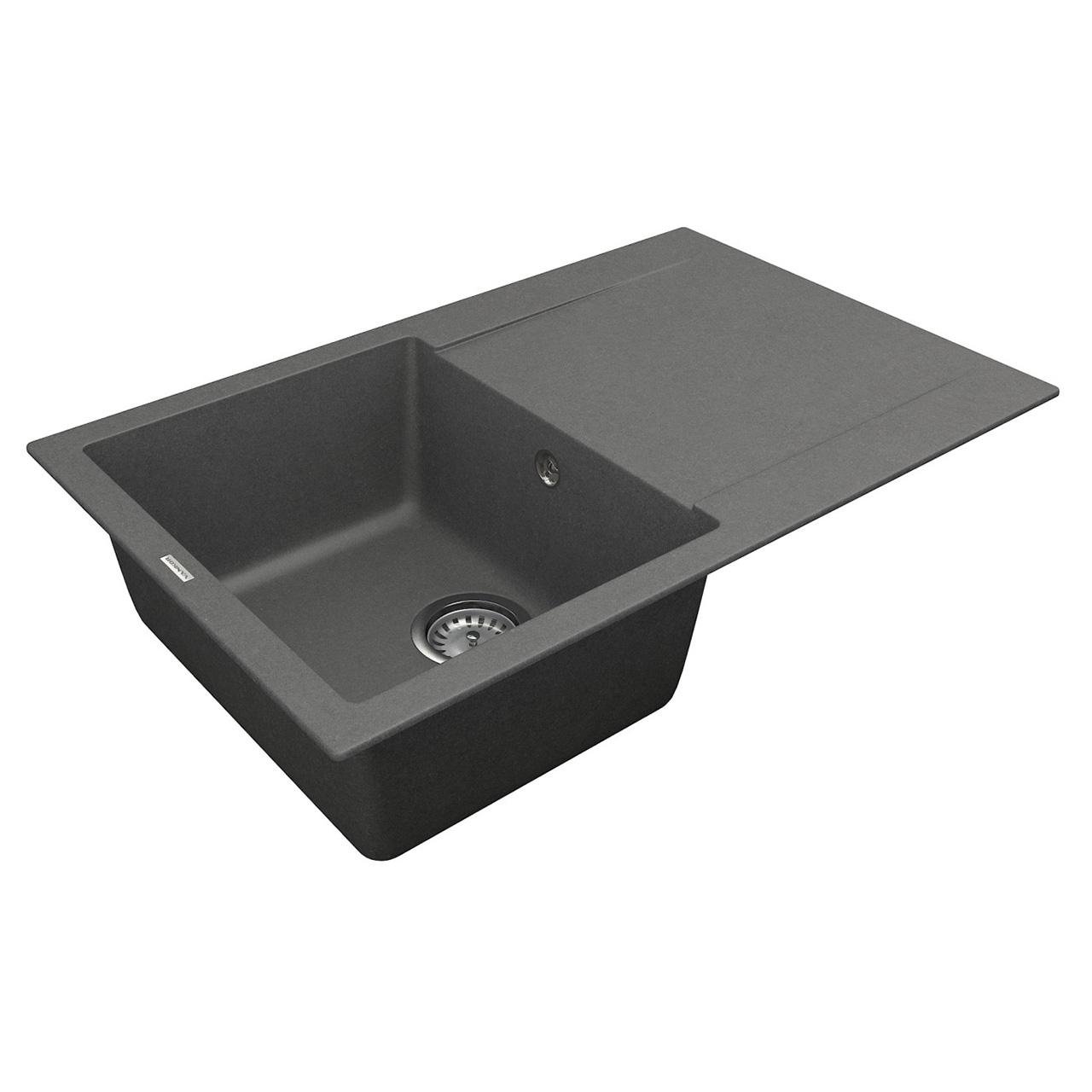 Мойка кухонная Vankor Orman OMP 02.78 + сифон 765х480х190 мм Gray - фото 4 Мойка кухонная Vankor Orman OMP 02.78 + сифон 765х480х190 мм Gray - фото 4