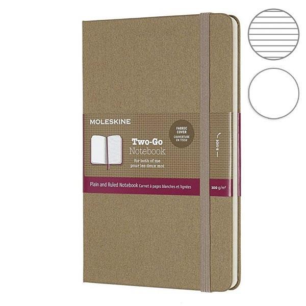 Блокнот Moleskine Two-Go середній Бежевий (TWOGO31P18) - фото 8