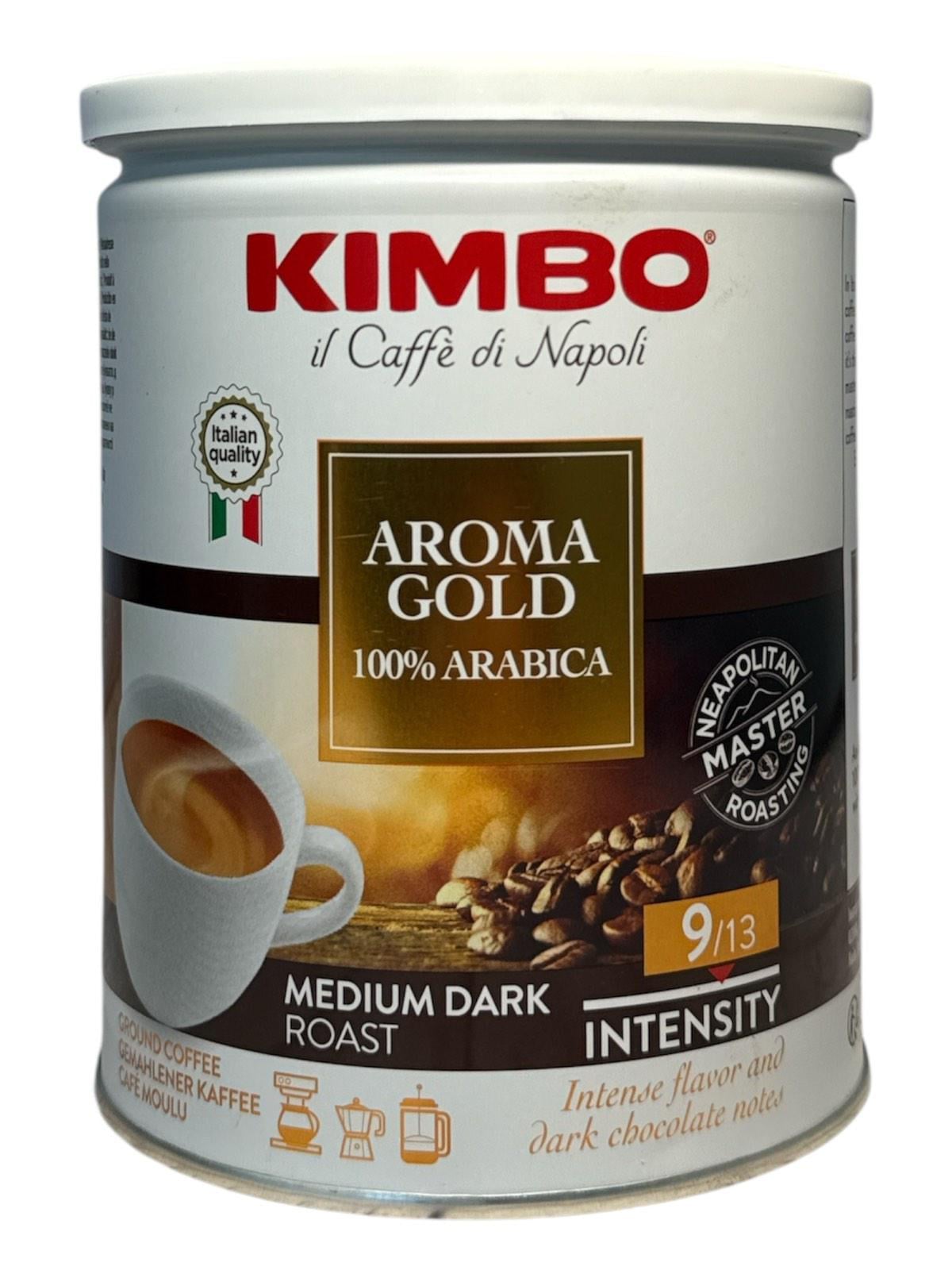 Кофе Kimbo Aroma Gold 100% арабика мелена 250 г (58935)
