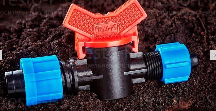 Кран стартовий для краплинного зрошення з ущільненої резинкою Presto-PS - фото 2 Кран стартовий для краплинного зрошення з ущільненої резинкою Presto-PS - фото 2