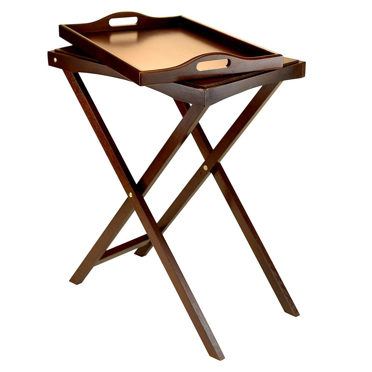 Столик розкладний з дерева Мюррей Мокко (СУН-000210)