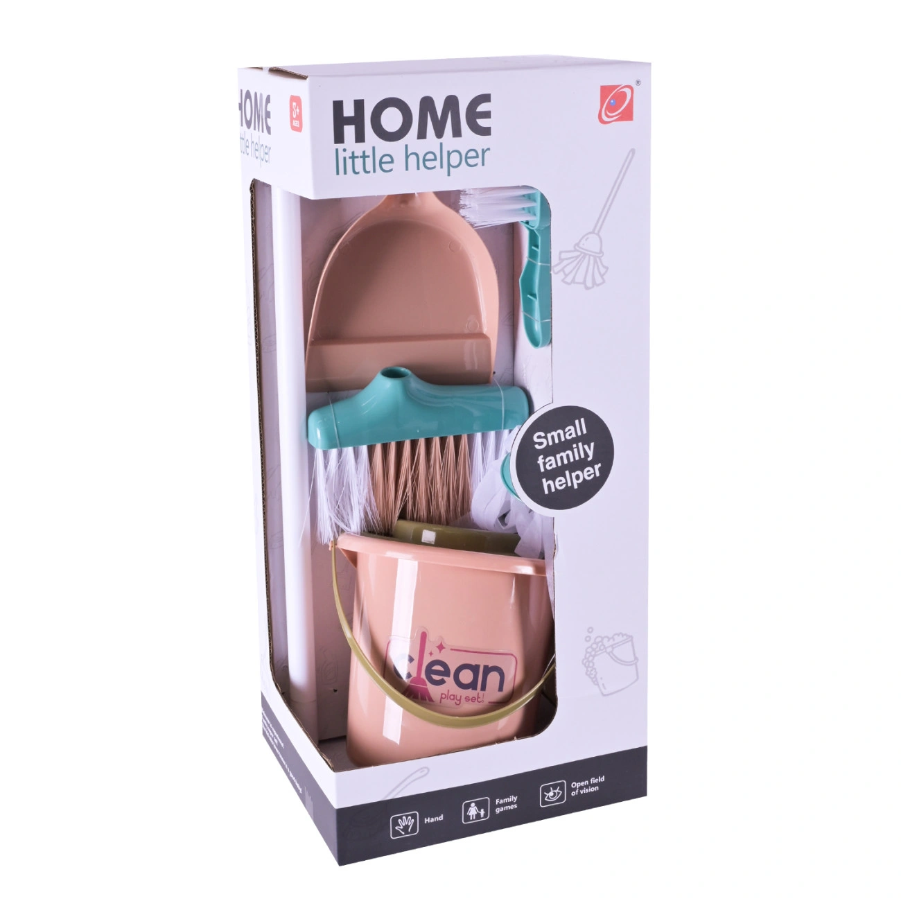 Дитячий набір для домашнього прибирання 667-51 з віником/ведром/аксесуарами - фото 2 Дитячий набір для домашнього прибирання 667-51 з віником/ведром/аксесуарами - фото 2