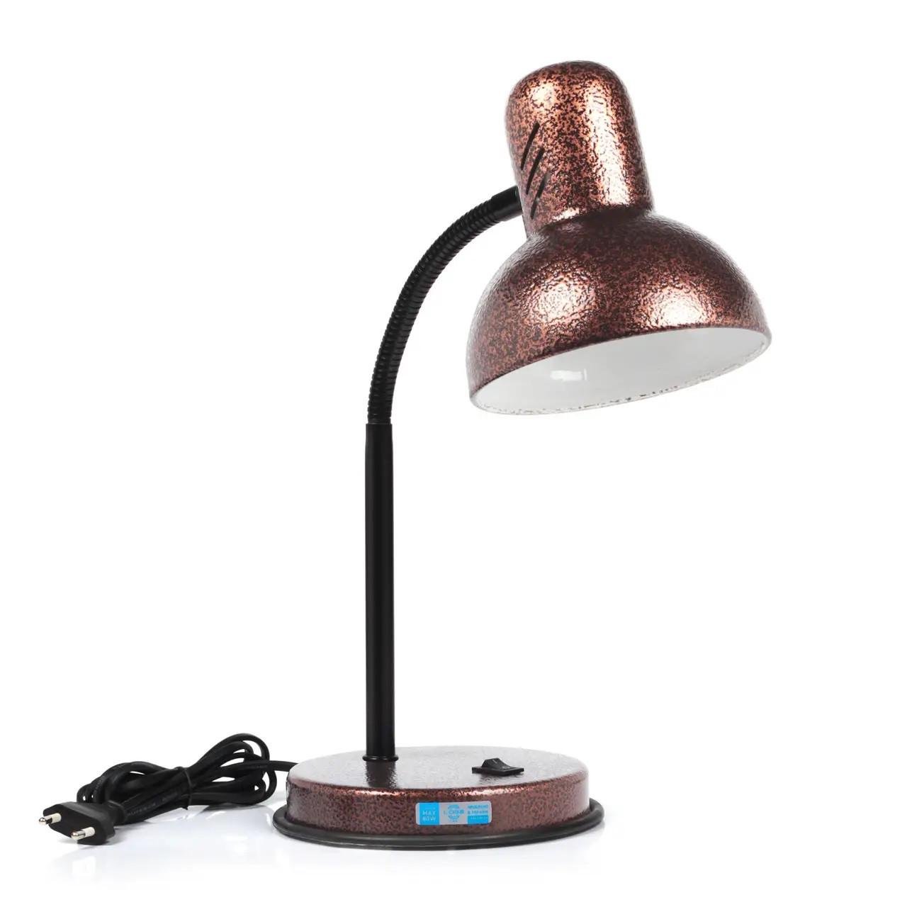 Лампа настольная Loga под цоколь Е27 Старая медь (13460-е)