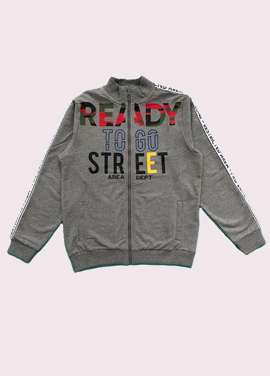 Кофта дитяча Chicco з високою горловиною 11-12 років 146 см Сірий (2081861243)