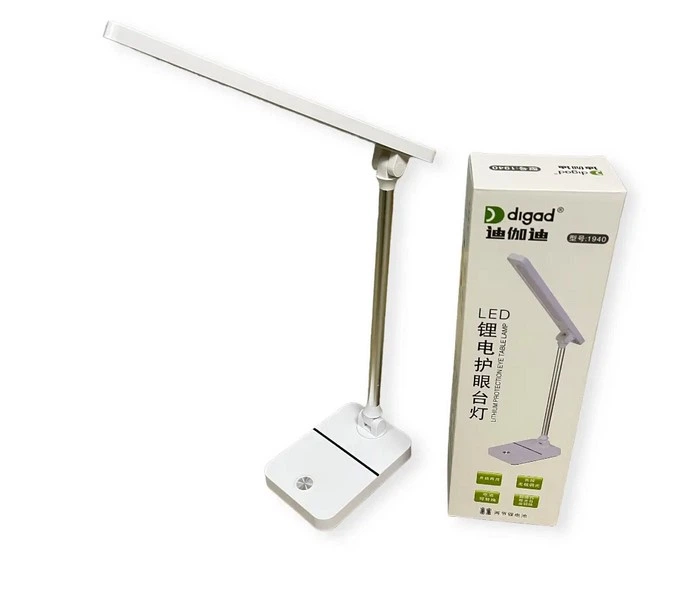 Настольная лампа LED трансформер Digad с сенсорным управлением USB 3000 mAh (1940)