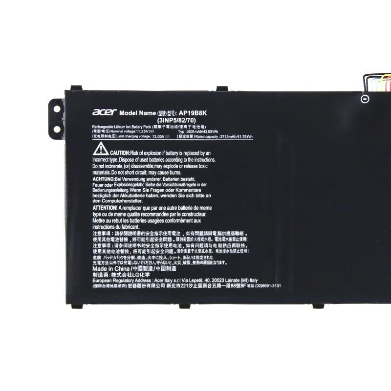 Акумулятор для ноутбука Acer Aspire A314-22G/A315-23G/ A315-56 /AP19B8K 11/25 V 3831 mAh 43/08 Wh - фото 2