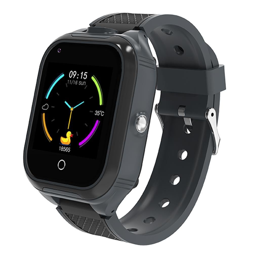 Дитячий смарт-годинник 4G Lemfo LT-41 Pro з подвійною камерою, GPS, SIM-картою, прослуховуванням, геозоною та кнопкою SOS Чорний (3284954)