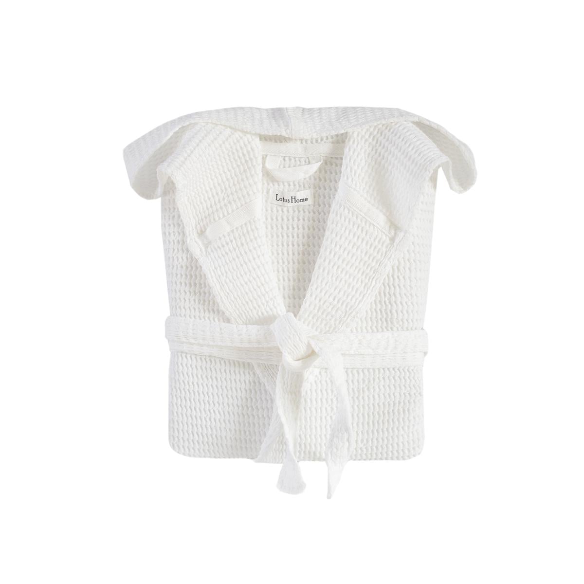 Халат Lotus Home Rius off White S/M Молочний (26029382)