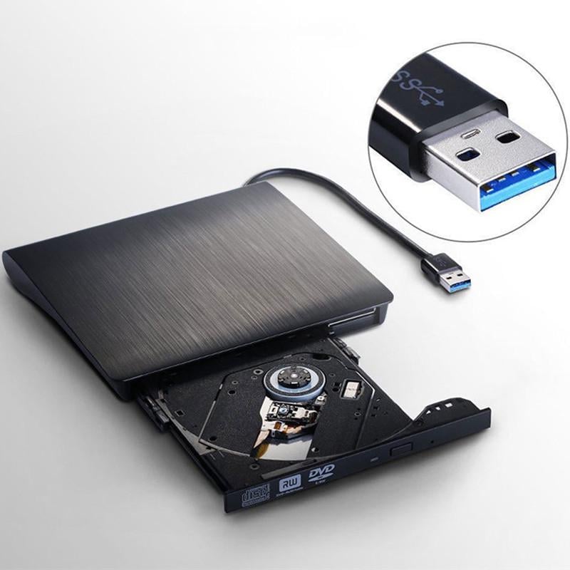 Оптический привод внешний U&P WAZ-DC1 DVD-RW USB 3.0 Black (WAZ-DC1-BK) - фото 5 Оптический привод внешний U&P WAZ-DC1 DVD-RW USB 3.0 Black (WAZ-DC1-BK) - фото 5