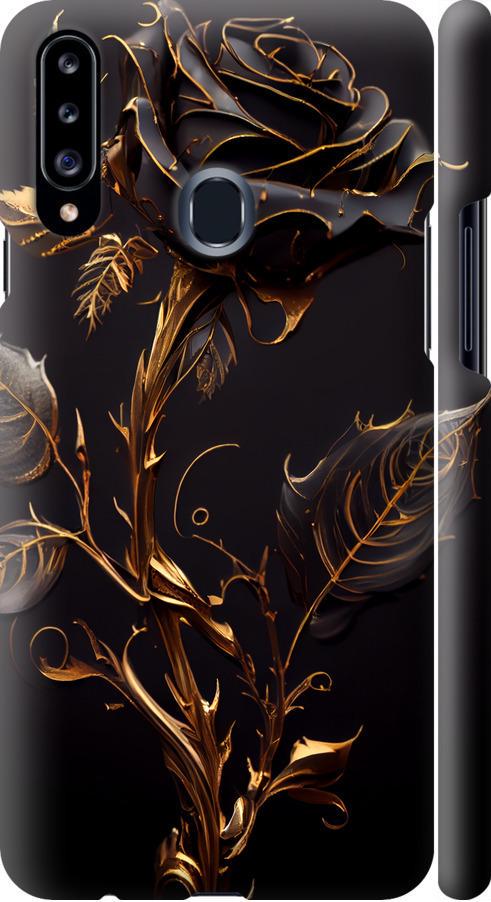 Чехол на Samsung Galaxy A20s A207F Роза 3 (5552m-1775-42517)