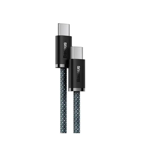 Кабель BASEUS Dynamic Series Fast Charging Data Cable Type-C to Type-C CALD000216 100W 1 м Slate Grey - фото 2