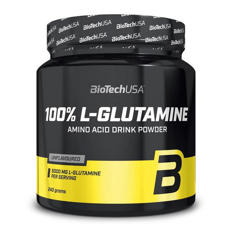 Глютамін BioTech USA 100% L-Glutamine 240 г (01054-01)