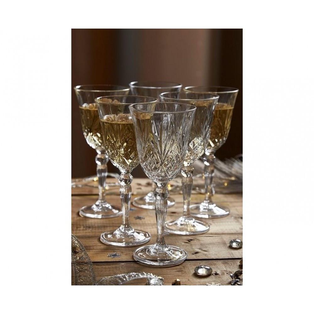 Набор бокалов для вина RCR Melodia 25601020506 210 мл 6 шт. (2576053048) - фото 2 Набор бокалов для вина RCR Melodia 25601020506 210 мл 6 шт. (2576053048) - фото 2