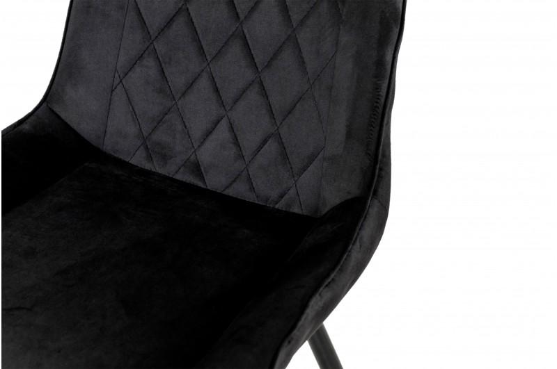 Кухонний стілець Мікс Меблі Korfu велюр Чорний - фото 8 Кухонний стілець Мікс Меблі Korfu велюр Чорний - фото 8