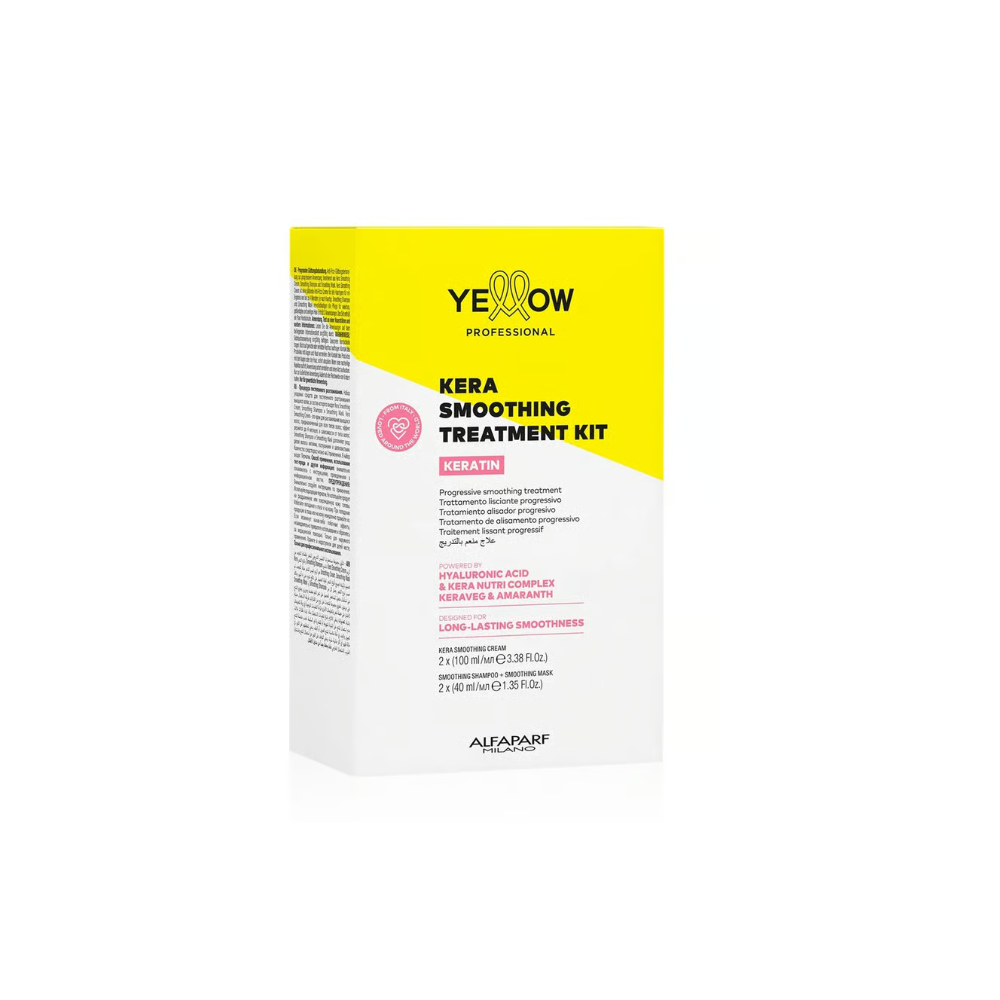 Набір кератинове випрямлення волосся Yellow Liss Keratin Smoothing Therapy 285 мл
