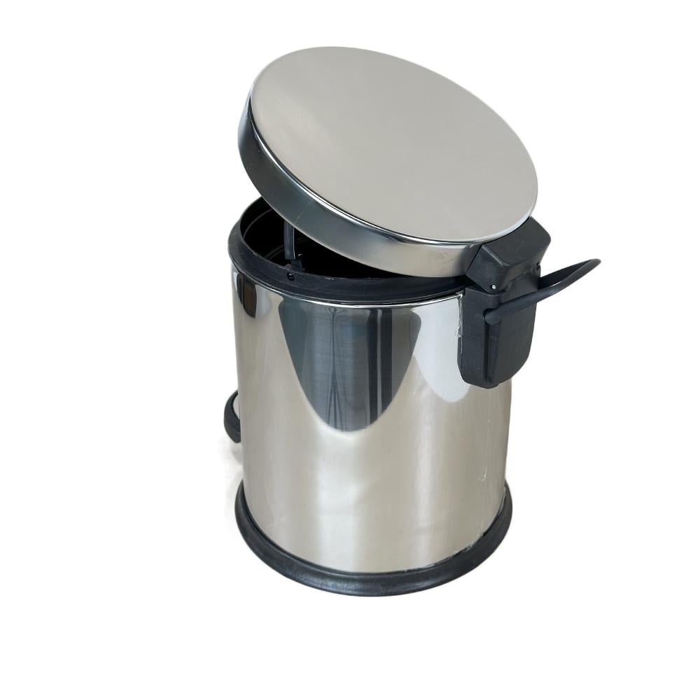 Ведро мусорное Vinks с педалью 5 л Хром - фото 3 Ведро мусорное Vinks с педалью 5 л Хром - фото 3