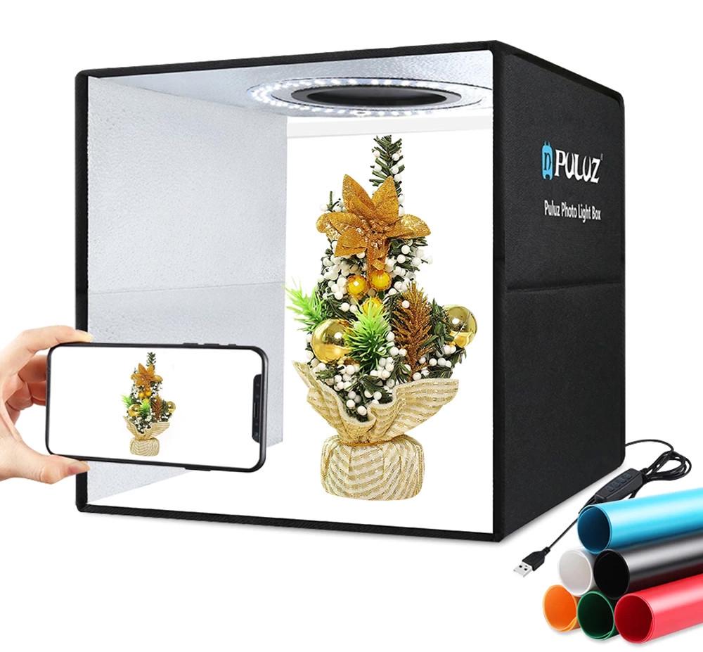 Світловий лайткуб PULUZ PU5032B з LED підсвічуванням 30х30х30 см - фото 6 Світловий лайткуб PULUZ PU5032B з LED підсвічуванням 30х30х30 см - фото 6