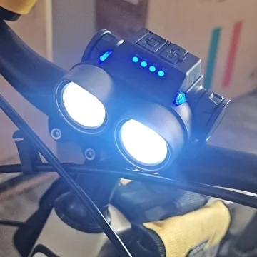 Велофара с двойным светом 8x6,2x4,3 см (G00334) - фото 9 Велофара с двойным светом 8x6,2x4,3 см (G00334) - фото 9