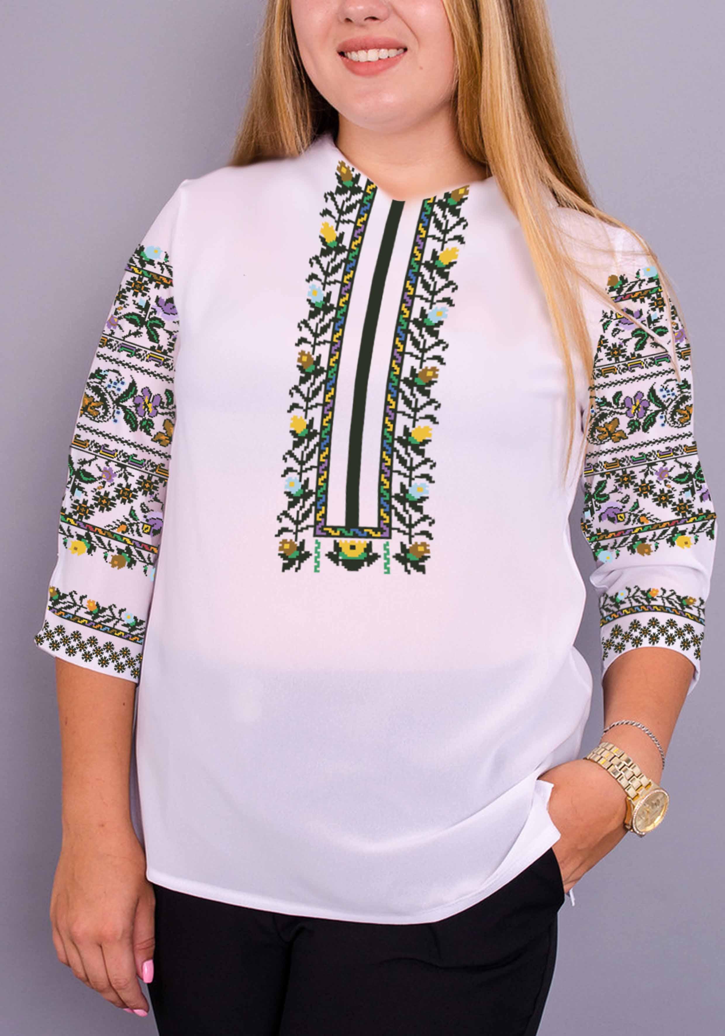 Заготовка для вишивки нитками/бісером габардин (СЖГ-174) Заготовка для вишивки нитками/бісером габардин (СЖГ-174)