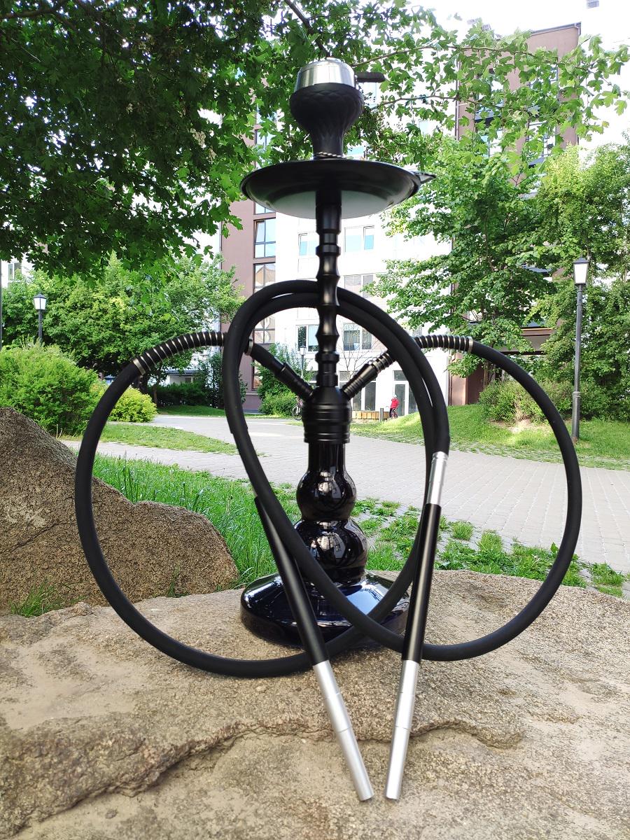 Кальян Hookah Infinity 203 Aswad Plus 61 см на 2 персони Black