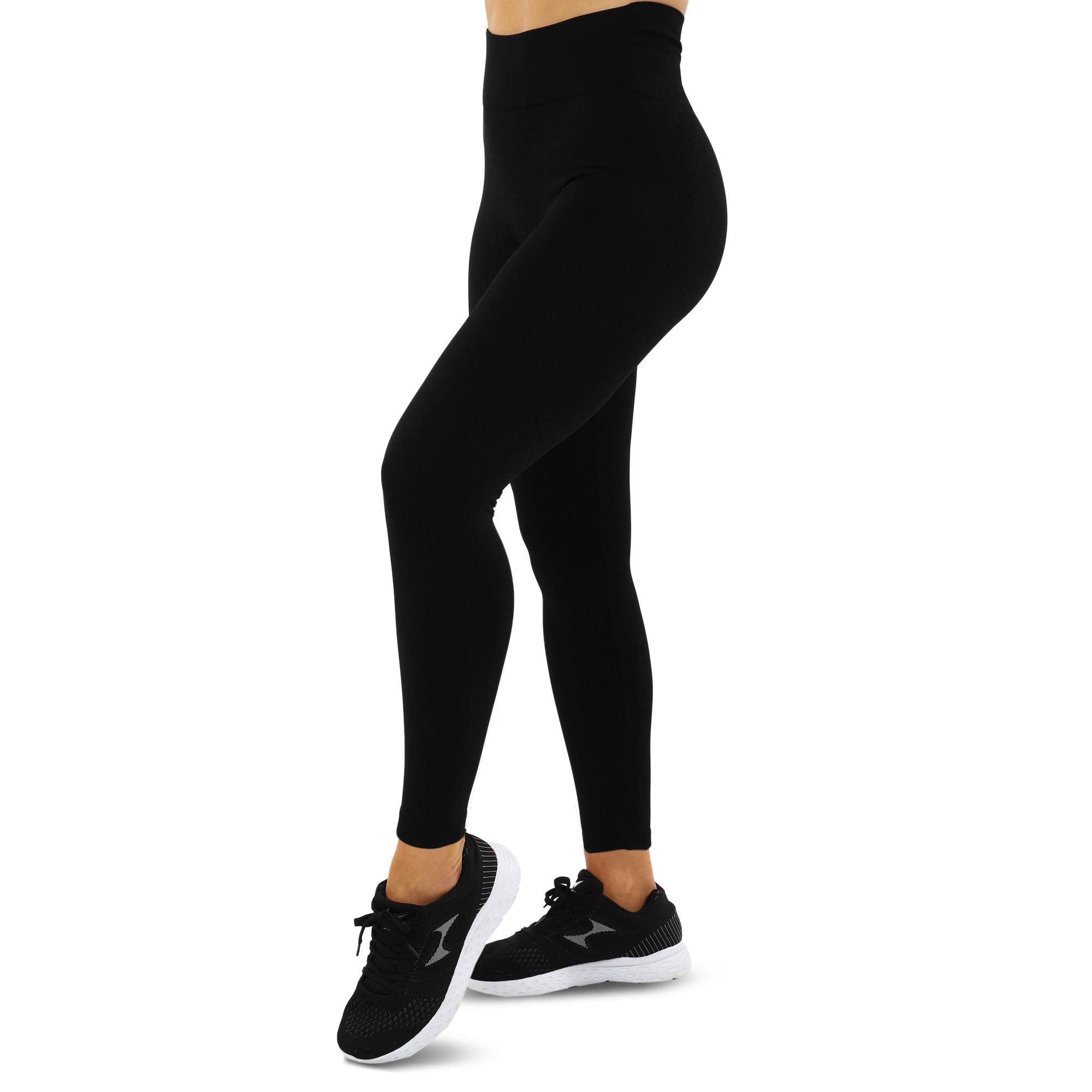 Лосины женские DOMINO CO-9510 бесшовные с эффектом пуш-ап S Черный (CO-9510_Черный_S)