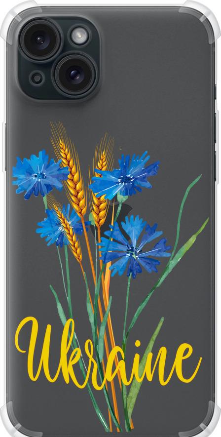 Чехол на iPhone 15 Plus Ukraine v2 (5445sp-3097-42517)