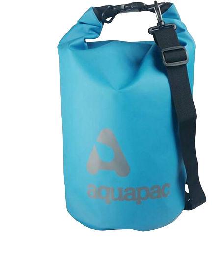 Гермомешок водонепроницаемый AQUAPAC 734 TrailProof Drybag с плечевым ремнем 15 л Blue