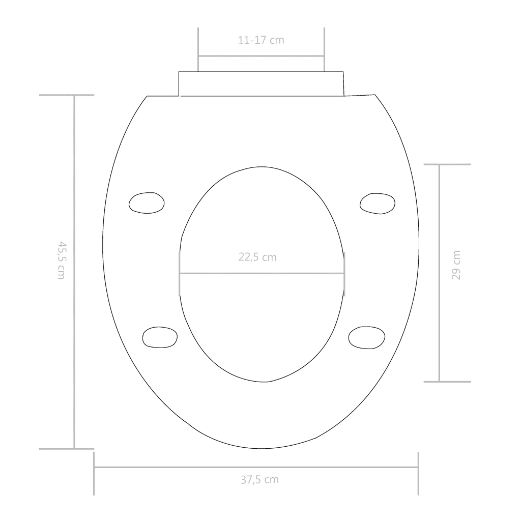 Сиденье для унитаза медленное закрывание с быстрым подключением Черный - фото 8 Сиденье для унитаза медленное закрывание с быстрым подключением Черный - фото 8