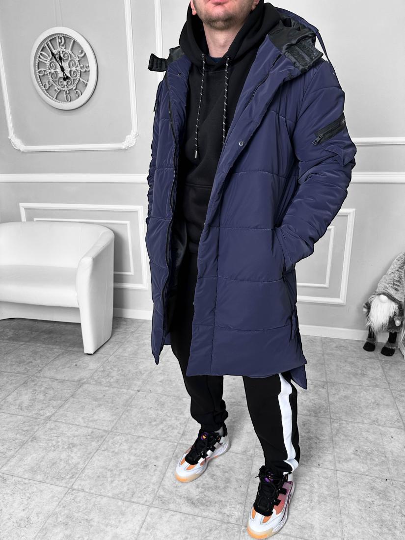 Парка чоловіча 7-484 XL Темно-синій