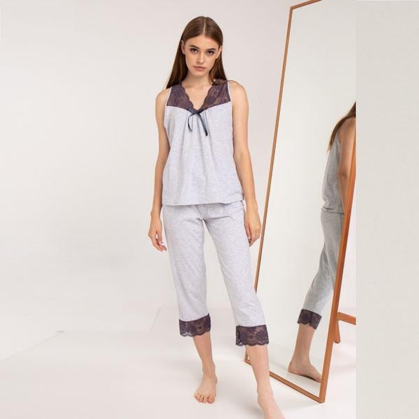 Піжама жіноча бриджі/майка S (7533)