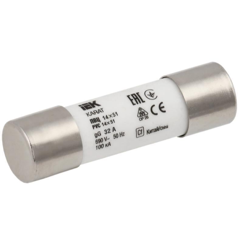 Запобіжник циліндричний плавкий УЕК KARAT 32А gG 14х51 мм (MFL20-032)