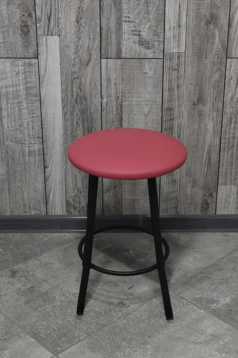 Табурет кухонний Муза з м'яким сидінням 30х45 см Червоний/Чорний (28374253)