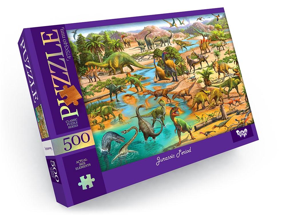 Пазлы детские Jurassic Period 475х340 мм 500 эл. Пазлы детские Jurassic Period 475х340 мм 500 эл.