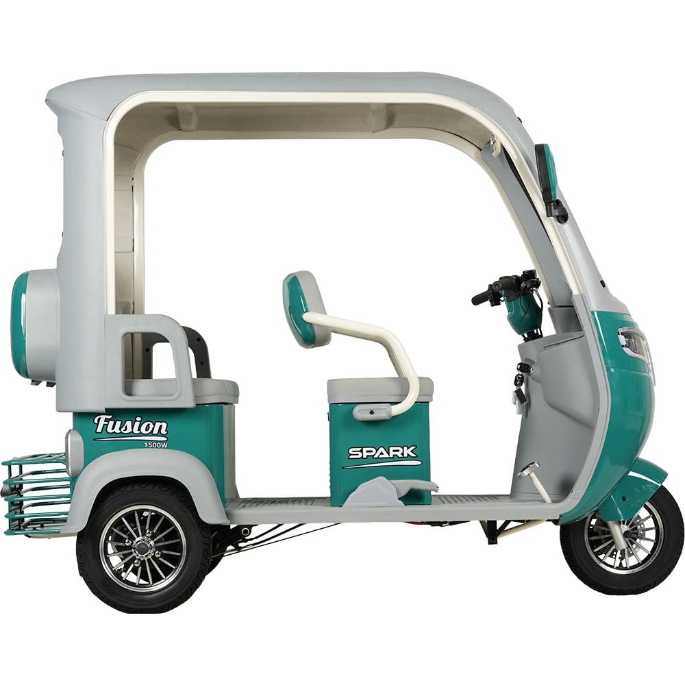 Трицикл с крышей и электродвигателем Spark Fusion 1500W (000257049)
