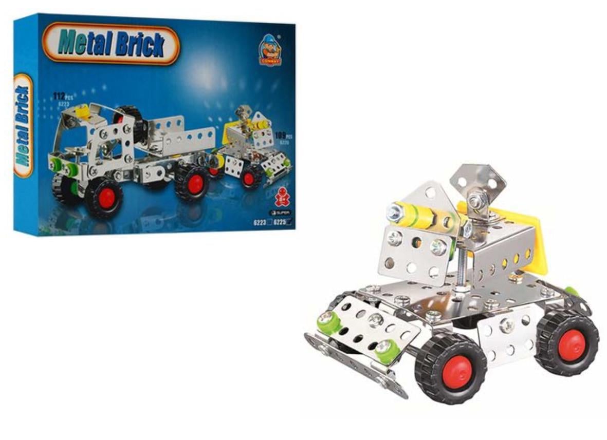 Конструктор металлический Транспорт 109 дет.