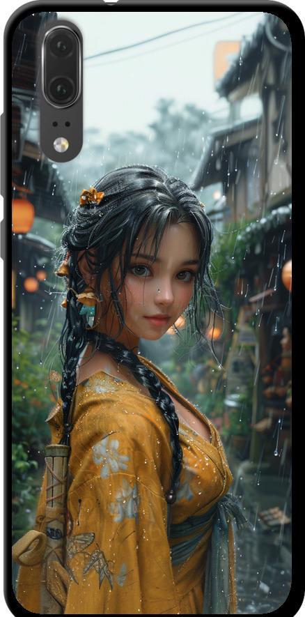 Чехол на Huawei P20 Anime-girl (6133b-1396-42517)